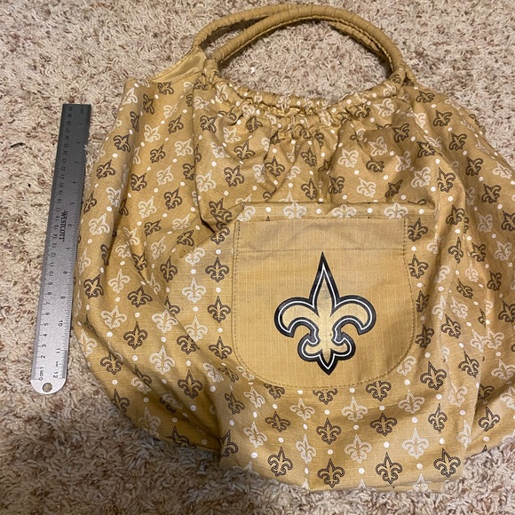 NFL Saints Large Shoulder Totebag - Picture 7 of 9